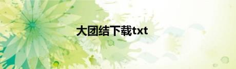 大团结下载txt