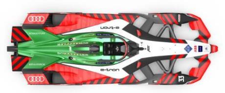 奥迪运动推出etronFE07电动方程式赛车