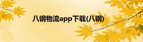 八钢物流app下载(八钢)