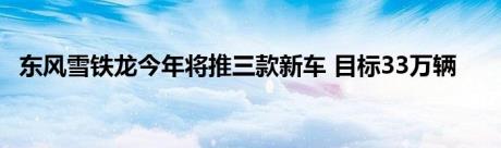 东风雪铁龙今年将推三款新车 目标33万辆