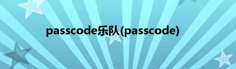passcode乐队(passcode)
