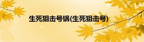 生死狙击号锅(生死狙击号)