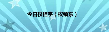 今日权相宇（权镇东）