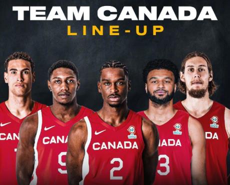 加拿大男篮公布世界杯名单：穆雷亚历山大领衔 拥8位NBA球员
