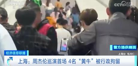 周杰伦上海巡演首场,4名“黄牛”被行拘:强行推人过闸机、谎称六千元进内场