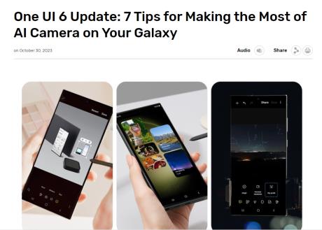 三星 Galaxy S20 / Note20 手机错过了 One UI 6× 安卓 14 更新的机会
